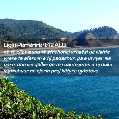 Picture 02 - Ligji i Përtërirë 4:42 ALB - në të cilët mund të strehohej vrasësi që - Bible Verse Picture