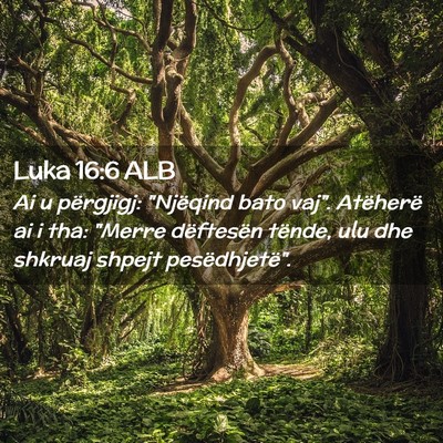 Picture 02 - Luka 16:6 ALB - Ai u përgjigj: 