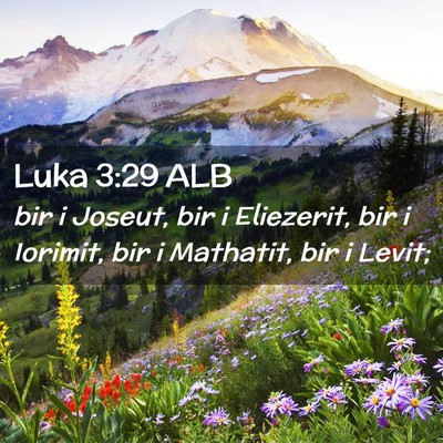 Picture 02 - Luka 3:29 ALB - bir i Joseut, bir i Eliezerit, bir i Iorimit, bir - Bible Verse Picture