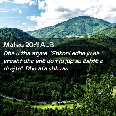 Picture 02 - Mateu 20:4 ALB - Dhe u tha atyre: 
