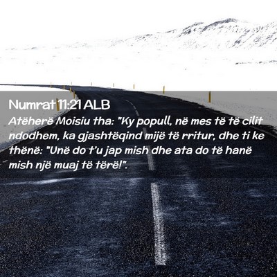Picture 02 - Numrat 11:21 ALB - Atëherë Moisiu tha: 