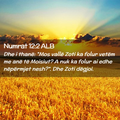 Picture 02 - Numrat 12:2 ALB - Dhe i thanë: 