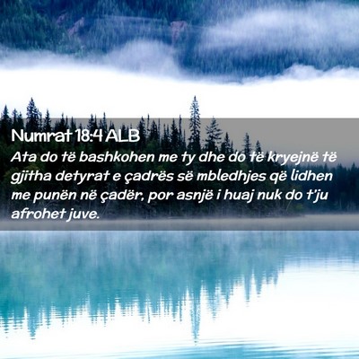 Picture 02 - Numrat 18:4 ALB - Ata do të bashkohen me ty dhe do të kryejnë - Bible Verse Picture