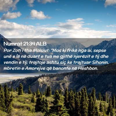Picture 02 - Numrat 21:34 ALB - Por Zoti i tha Moisiut: 