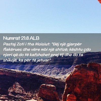 Picture 02 - Numrat 21:8 ALB - Pastaj Zoti i tha Moisiut: 
