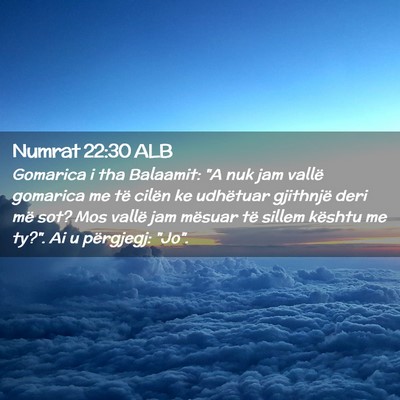 Picture 02 - Numrat 22:30 ALB - Gomarica i tha Balaamit: 