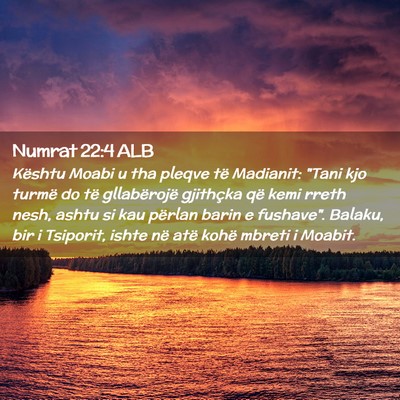 Picture 02 - Numrat 22:4 ALB - Kështu Moabi u tha pleqve të Madianit: 