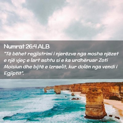 Picture 02 - Numrat 26:4 ALB - 
