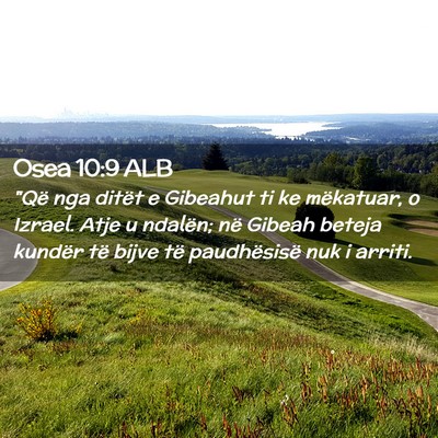Picture 02 - Osea 10:9 ALB - 