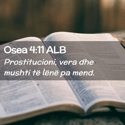 Picture 02 - Osea 4:11 ALB - Prostitucioni, vera dhe mushti të lënë pa - Bible Verse Picture