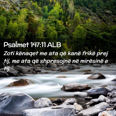 Picture 02 - Psalmet 147:11 ALB - Zoti kënaqet me ata që kanë frikë prej tij, - Bible Verse Picture