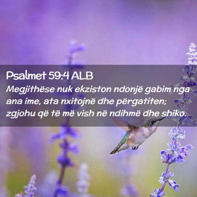 Picture 02 - Psalmet 59:4 ALB - Megjithëse nuk ekziston ndonjë gabim nga ana - Bible Verse Picture