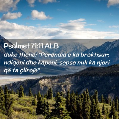 Picture 02 - Psalmet 71:11 ALB - duke thënë: 
