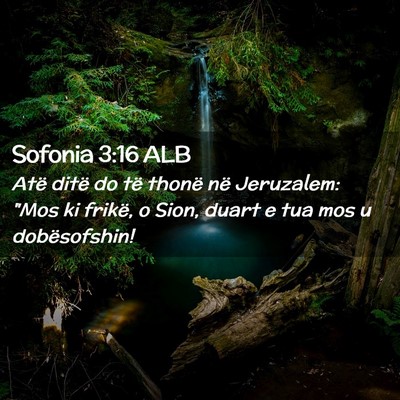 Picture 02 - Sofonia 3:16 ALB - Atë ditë do të thonë në Jeruzalem: 