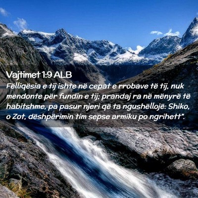 Picture 02 - Vajtimet 1:9 ALB - Fëlliqësia e tij ishte në cepat e rrobave të - Bible Verse Picture