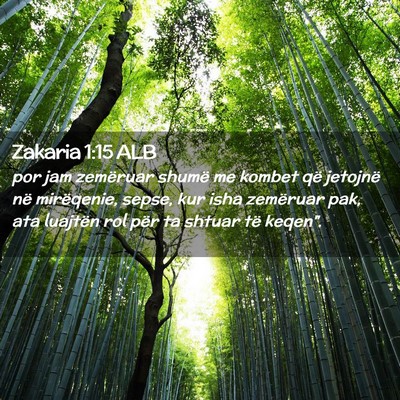 Picture 02 - Zakaria 1:15 ALB - por jam zemëruar shumë me kombet që jetojnë - Bible Verse Picture