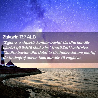 Picture 02 - Zakaria 13:7 ALB - 