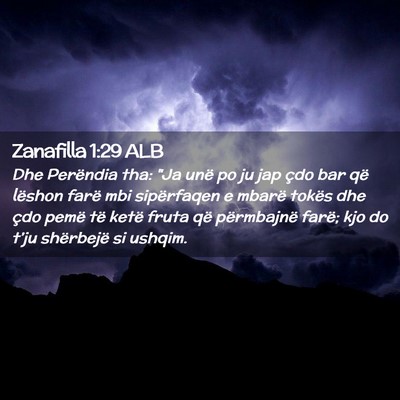 Picture 02 - Zanafilla 1:29 ALB - Dhe Perëndia tha: 