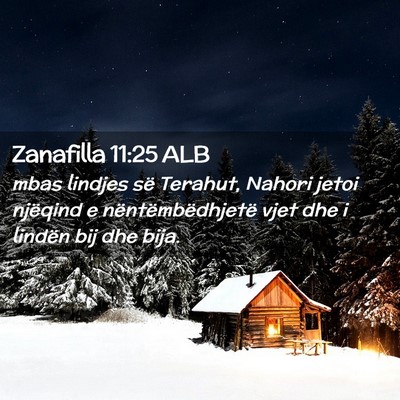 Picture 02 - Zanafilla 11:25 ALB - mbas lindjes së Terahut, Nahori jetoi njëqind e - Bible Verse Picture