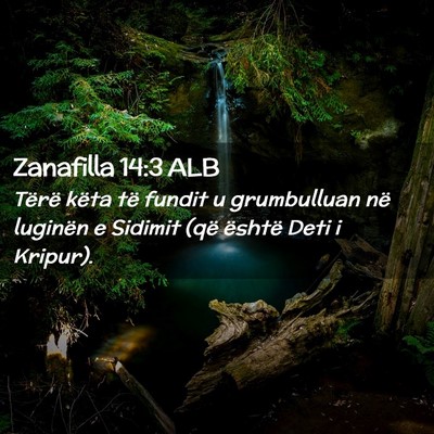 Picture 02 - Zanafilla 14:3 ALB - Tërë këta të fundit u grumbulluan në - Bible Verse Picture
