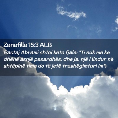 Picture 02 - Zanafilla 15:3 ALB - Pastaj Abrami shtoi këto fjalë: 