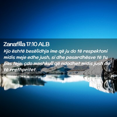 Picture 02 - Zanafilla 17:10 ALB - Kjo është besëlidhja ime që ju do të - Bible Verse Picture