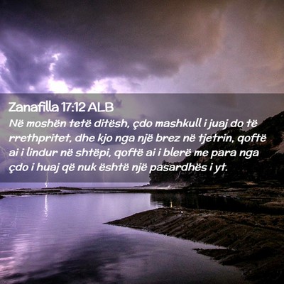 Picture 02 - Zanafilla 17:12 ALB - Në moshën tetë ditësh, çdo mashkull i juaj - Bible Verse Picture