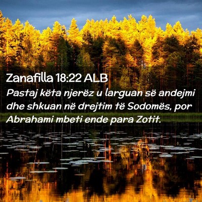 Picture 02 - Zanafilla 18:22 ALB - Pastaj këta njerëz u larguan së andejmi dhe - Bible Verse Picture