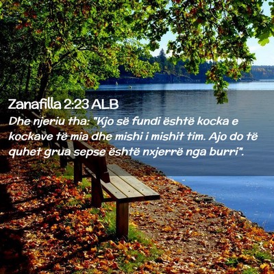 Picture 02 - Zanafilla 2:23 ALB - Dhe njeriu tha: 