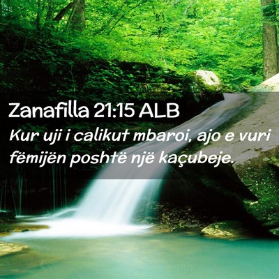 Picture 02 - Zanafilla 21:15 ALB - Kur uji i calikut mbaroi, ajo e vuri fëmijën - Bible Verse Picture