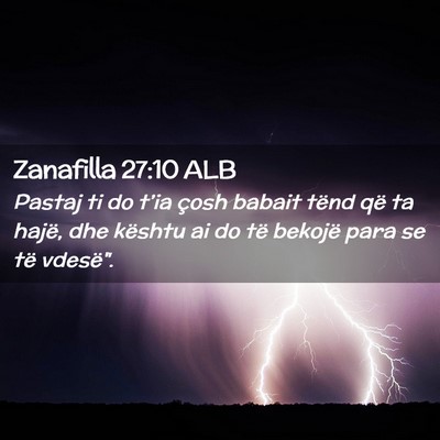Picture 02 - Zanafilla 27:10 ALB - Pastaj ti do t’ia çosh babait tënd që ta - Bible Verse Picture