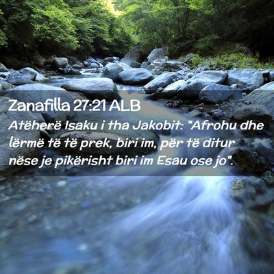 Picture 02 - Zanafilla 27:21 ALB - Atëherë Isaku i tha Jakobit: 