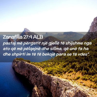 Picture 02 - Zanafilla 27:4 ALB - pastaj më përgatit një gjellë të shijshme - Bible Verse Picture