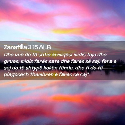 Picture 02 - Zanafilla 3:15 ALB - Dhe unë do të shtie armiqësi midis teje dhe - Bible Verse Picture