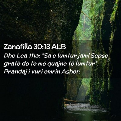Picture 02 - Zanafilla 30:13 ALB - Dhe Lea tha: 
