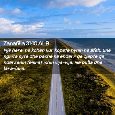 Picture 02 - Zanafilla 31:10 ALB - Një herë, në kohën kur kopetë hynin në - Bible Verse Picture