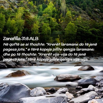 Picture 02 - Zanafilla 31:8 ALB - Në qoftë se ai thoshte: 