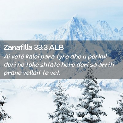 Picture 02 - Zanafilla 33:3 ALB - Ai vetë kaloi para tyre dhe u përkul deri në - Bible Verse Picture