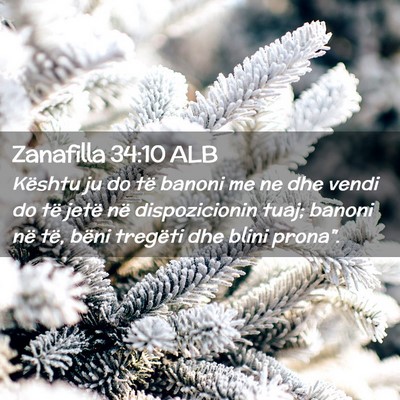 Picture 02 - Zanafilla 34:10 ALB - Kështu ju do të banoni me ne dhe vendi do të - Bible Verse Picture