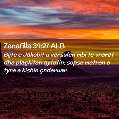 Picture 02 - Zanafilla 34:27 ALB - Bijtë e Jakobit u vërsulën mbi të vrarët dhe - Bible Verse Picture