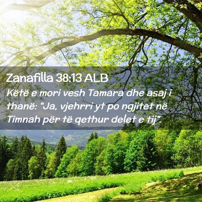 Picture 02 - Zanafilla 38:13 ALB - Këtë e mori vesh Tamara dhe asaj i thanë: 