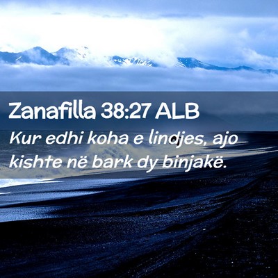 Picture 02 - Zanafilla 38:27 ALB - Kur edhi koha e lindjes, ajo kishte në bark dy - Bible Verse Picture