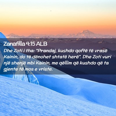 Picture 02 - Zanafilla 4:15 ALB - Dhe Zoti i tha: 