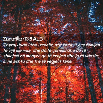 Picture 02 - Zanafilla 43:8 ALB - Pastaj Juda i tha Izraelit, atit të tij: 