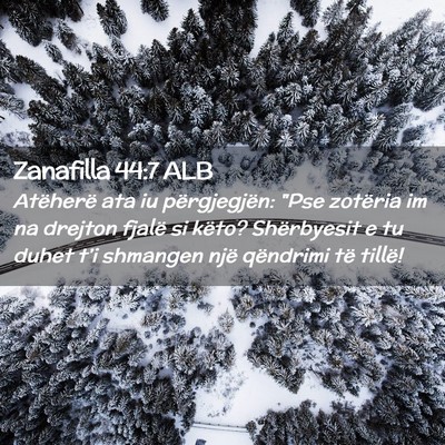 Picture 02 - Zanafilla 44:7 ALB - Atëherë ata iu përgjegjën: 