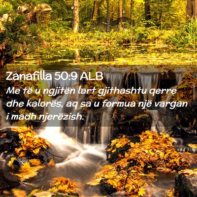 Picture 02 - Zanafilla 50:9 ALB - Me të u ngjitën lart gjithashtu qerre dhe - Bible Verse Picture