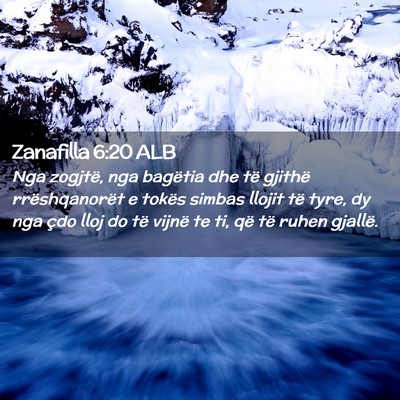 Picture 02 - Zanafilla 6:20 ALB - Nga zogjtë, nga bagëtia dhe të gjithë - Bible Verse Picture