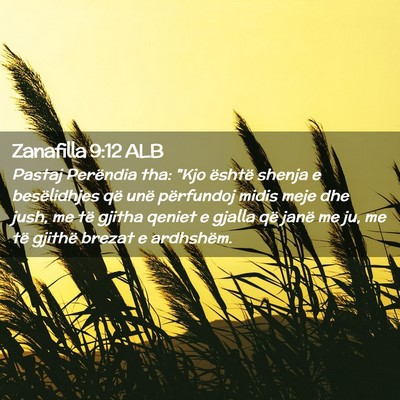 Picture 02 - Zanafilla 9:12 ALB - Pastaj Perëndia tha: 