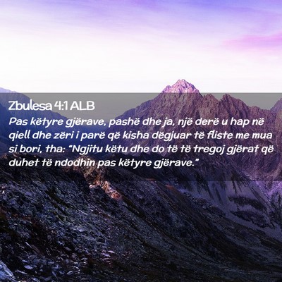 Picture 02 - Zbulesa 4:1 ALB - Pas këtyre gjërave, pashë dhe ja, një derë u - Bible Verse Picture