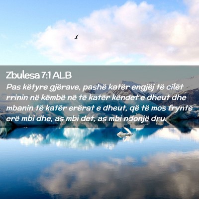 Picture 02 - Zbulesa 7:1 ALB - Pas këtyre gjërave, pashë katër engjëj të - Bible Verse Picture